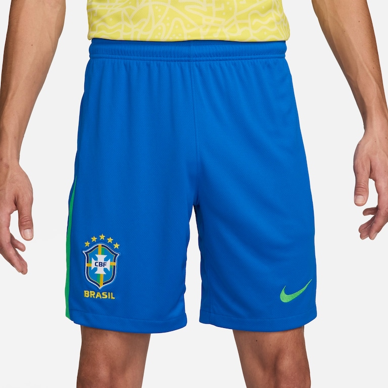 Shorts Nike Brasil I 2024/25 Torcedor Pro Masculino - Foto 7