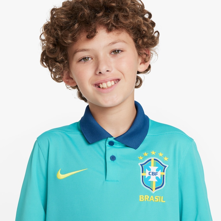 Camisa Polo Nike Brasil Victory Infantil - Foto 3