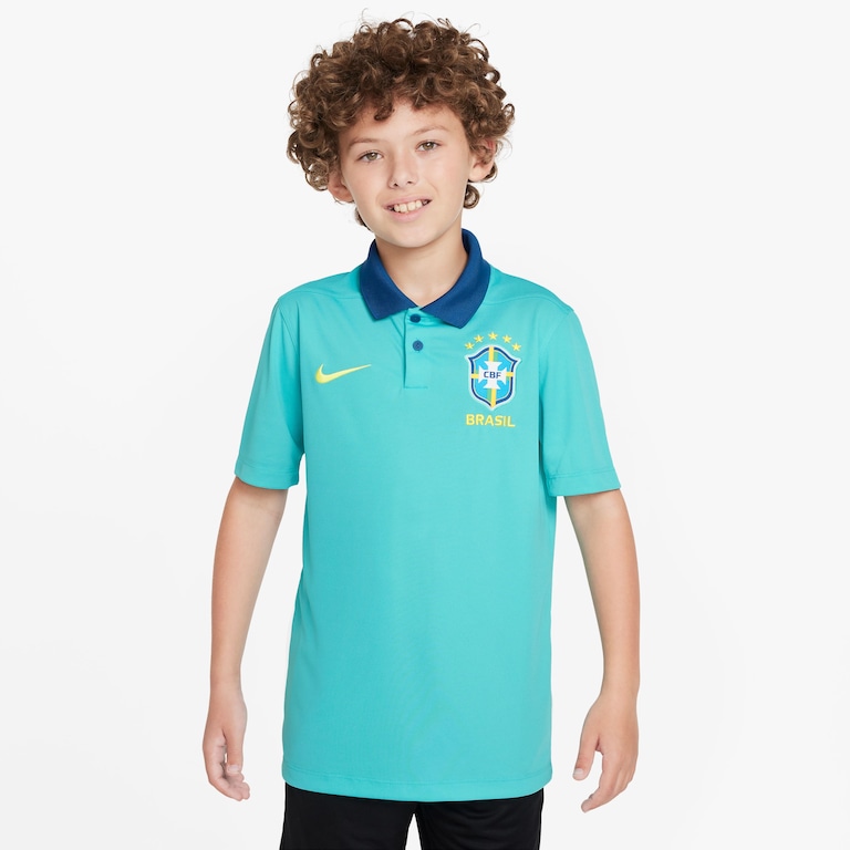 Camisa Polo Nike Brasil Victory Infantil - Foto 1