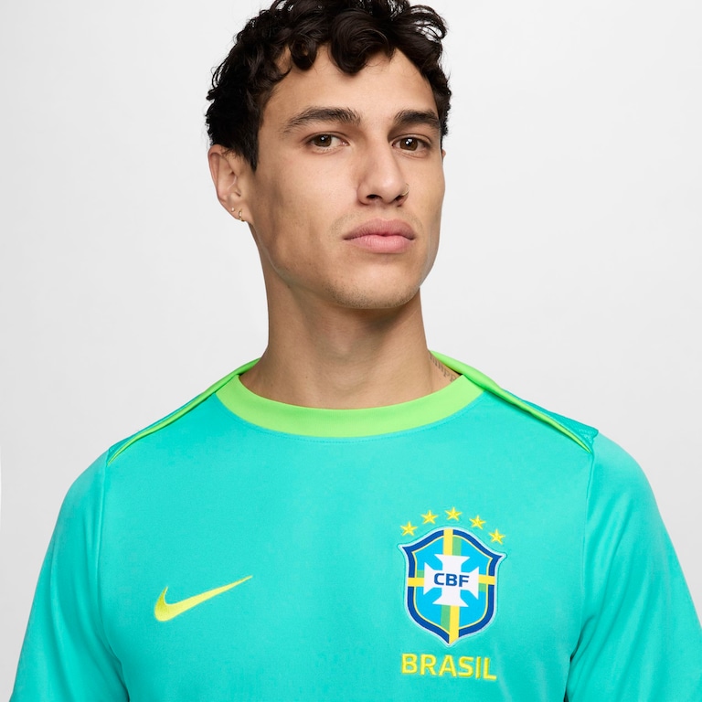 Camiseta Nike Brasil Dri-FIT Academy Pro Masculina - Foto 3