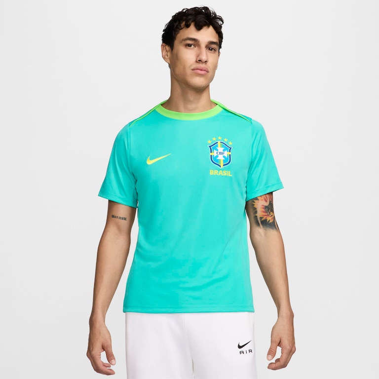 Camiseta Nike Brasil Dri-FIT Academy Pro Masculina - Foto 1