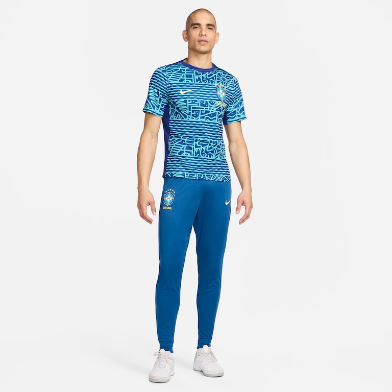 Calça Nike Brasil Treino Dri-FIT Academy Pro Masculina - Foto 6