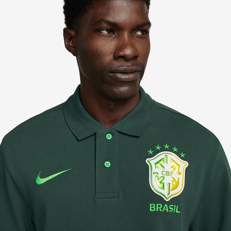 Camisa Polo Nike Sportswear Brasil Matchup Masculina - Foto 3