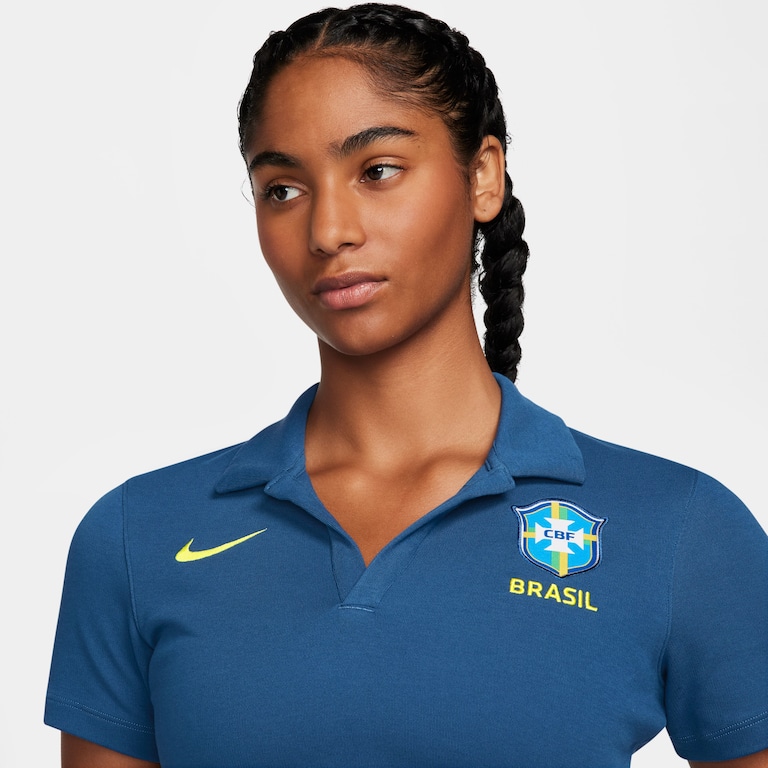 Camisa Polo Nike Sportswear Brasil Feminina - Foto 3