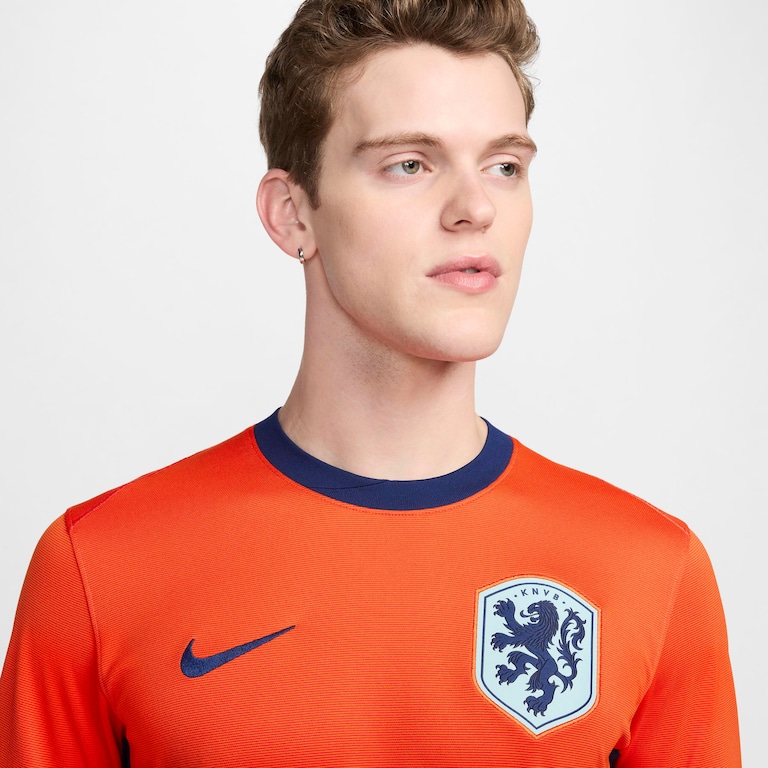 Camisa Nike Holanda I 2024/25 Torcedor Pro Masculina - Foto 3