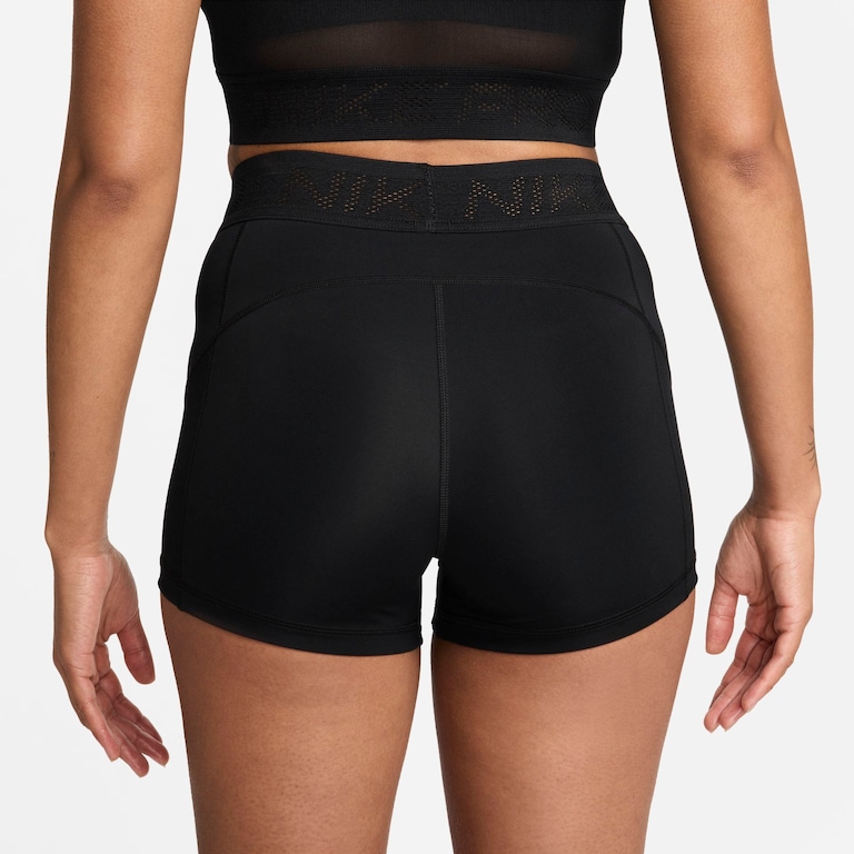 Shorts Nike Dri-FIT 3IN Mesh Feminino - Foto 3