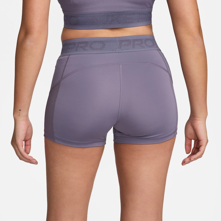 Shorts Nike Dri-FIT 3IN Mesh Feminino - Foto 3