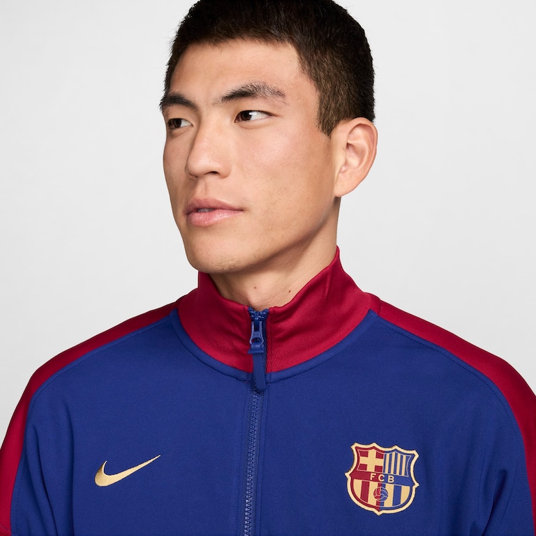 Jaqueta Nike Barcelona Hino Masculino - Foto 3