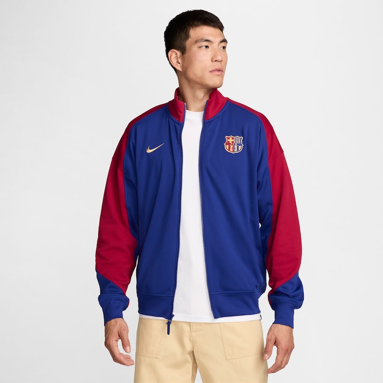 Jaqueta Nike Barcelona Hino Masculino - Foto 1