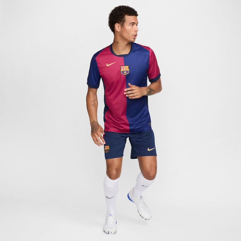 Camisa Nike Barcelona I 2024/25 Torcedor Pro Masculino - Foto 2