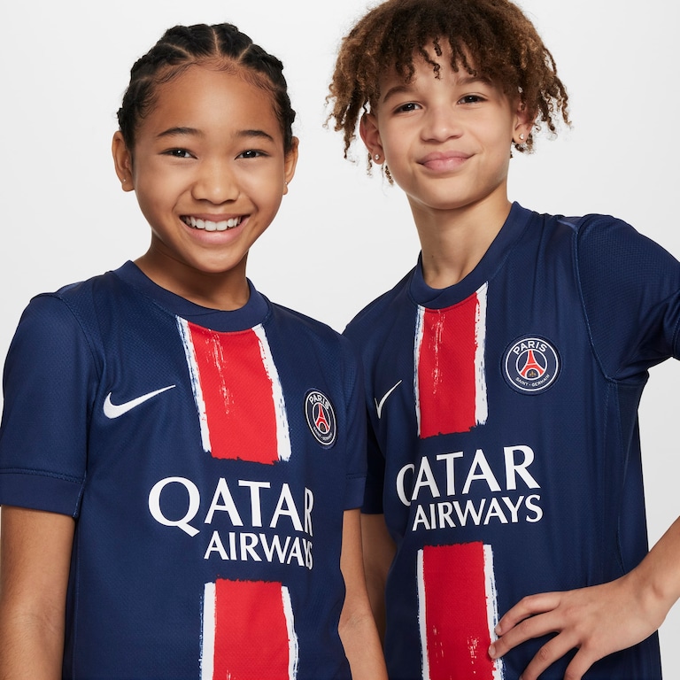 Camisa Nike Paris Saint-Germain I 2024/25 Torcedor Pro Infantil - Foto 2