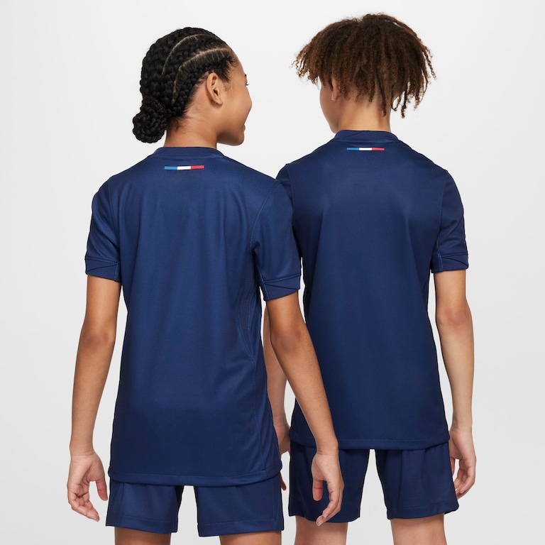 Camisa Nike Paris Saint-Germain I 2024/25 Torcedor Pro Infantil - Foto 3