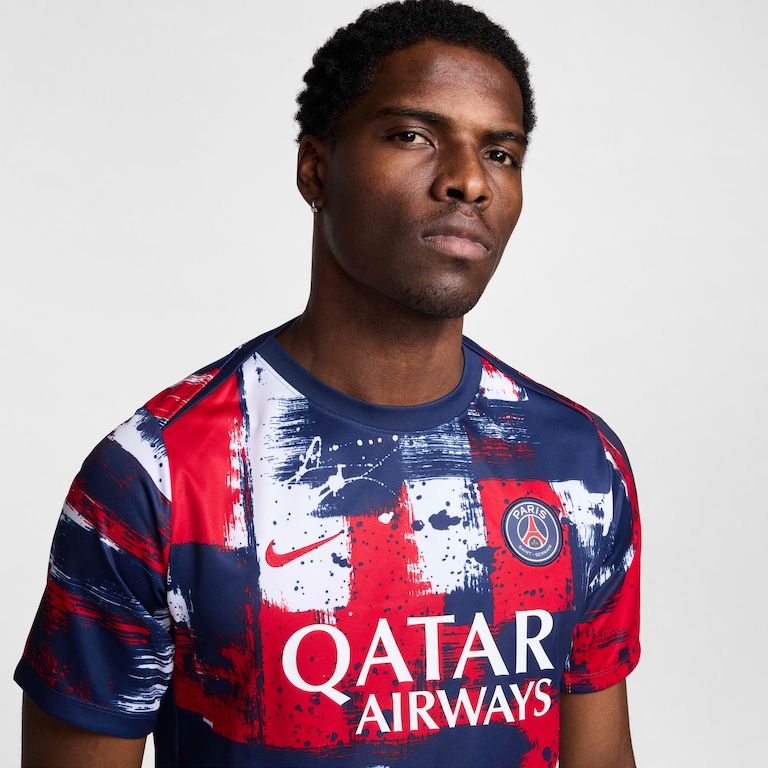 Camiseta Nike Paris Saint-Germain Academy Pro Masculina Pre Match - Foto 2