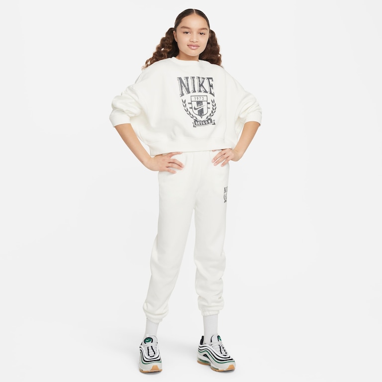 Blusão Nike Sportswear Cropped Infantil - Foto 4