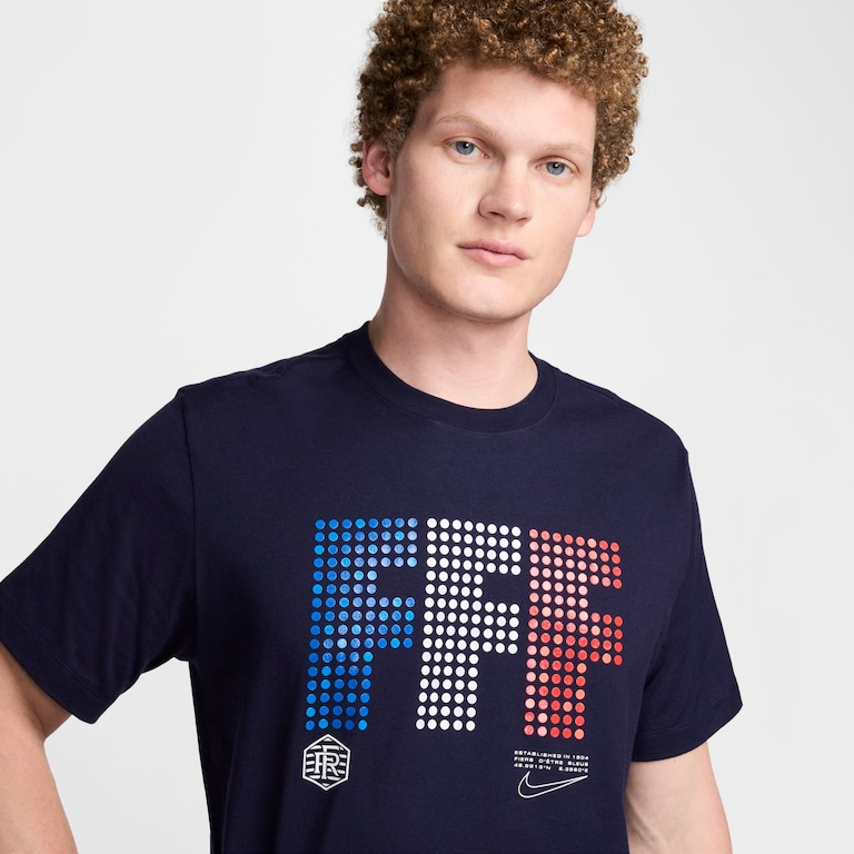 Camiseta Nike França Lights Masculina - Foto 4