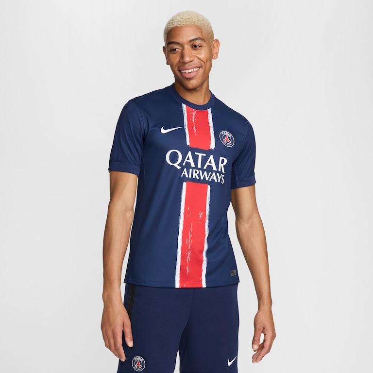 Camisa Nike Paris Saint-Germain I 2024/25 Torcedor Pro Masculina - Foto 1