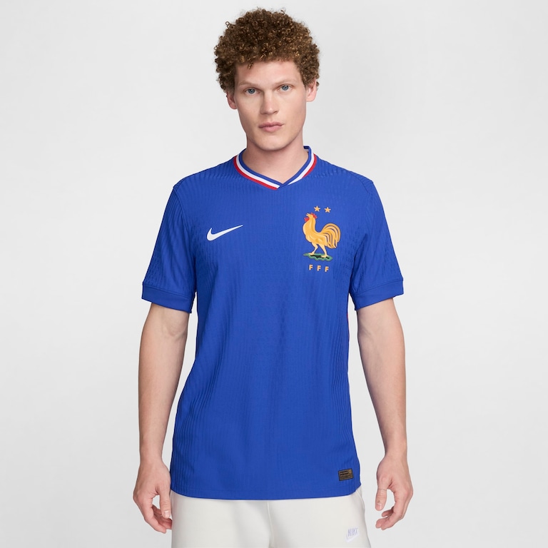 Camisa Nike França I 2024/25 Jogador Masculina - Foto 1