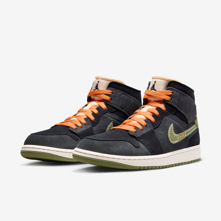 Tênis Air Jordan 1 Mid SE Craft Masculino - Foto 4