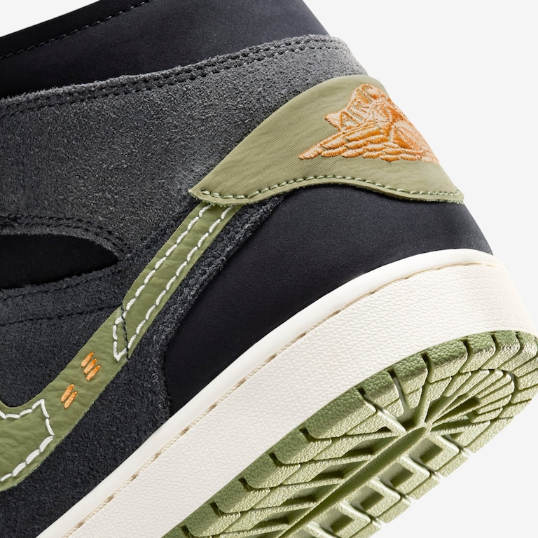 Tênis Air Jordan 1 Mid SE Craft Masculino - Foto 7