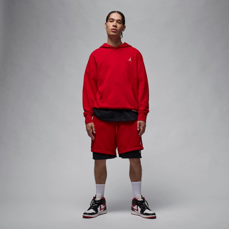 Shorts Jordan Brooklin Fleece Masculino - Foto 7