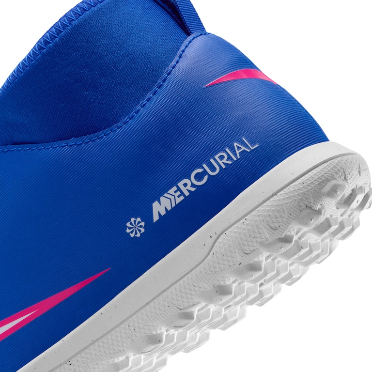 Chuteira Nike Jr Mercurial Superfly 10 Club Infantil Society - Foto 8
