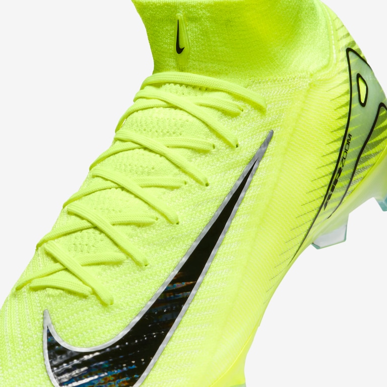 Chuteira Nike Air Zoom Mercurial Superfly 10 Elite Campo - Foto 8