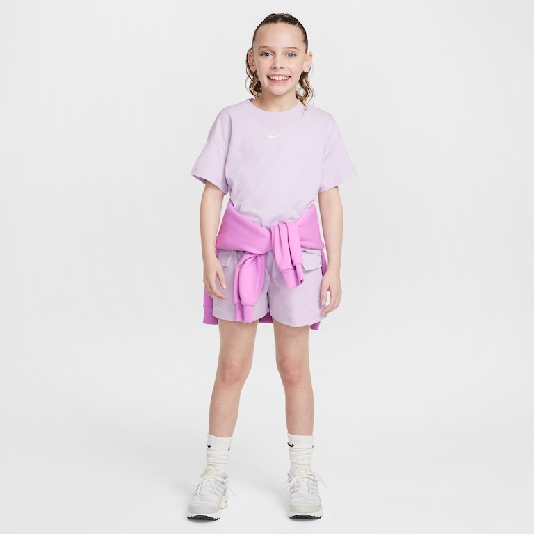 Camiseta Nike Sportswear Essentials Infantil - Foto 5