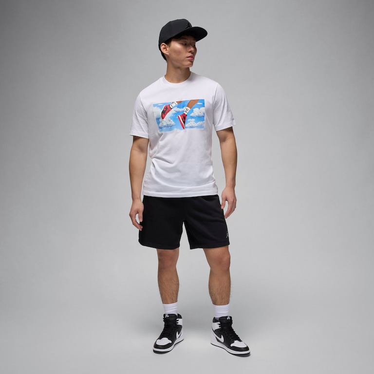 Camiseta Jordan Essentials Crew Masculina - Foto 4