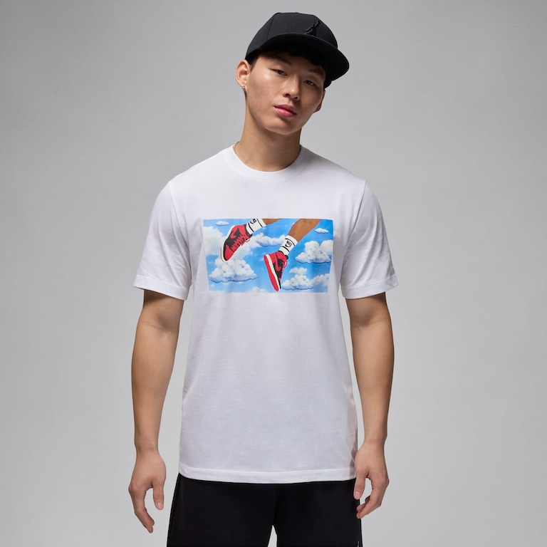 Camiseta Jordan Essentials Crew Masculina - Foto 1