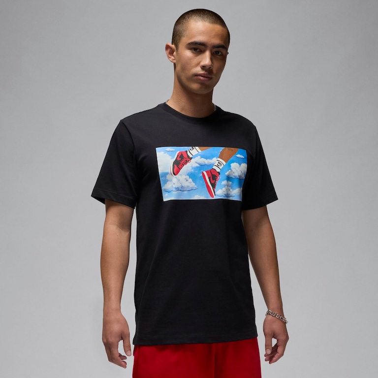 Camiseta Jordan Essentials Crew Masculina - Foto 1