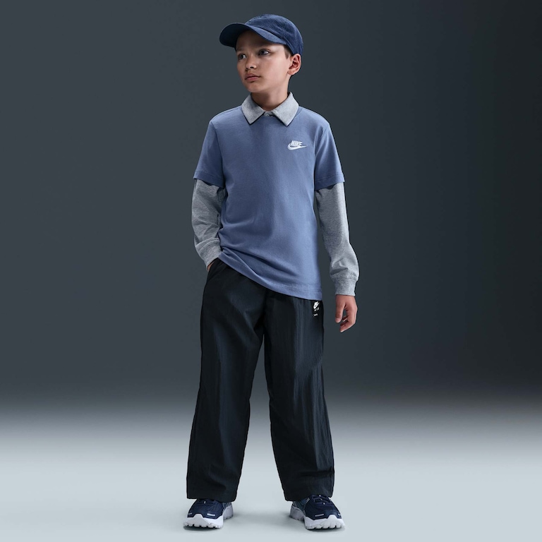 Camiseta Nike Sportswear Futura Infantil - Foto 4