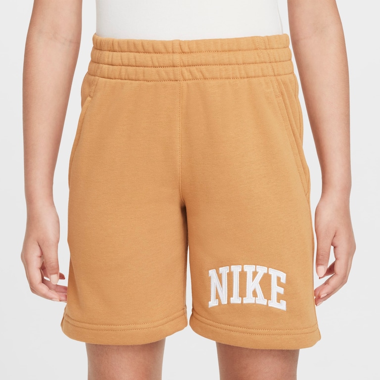 Shorts Nike Sportswear Club Infantil - Foto 3