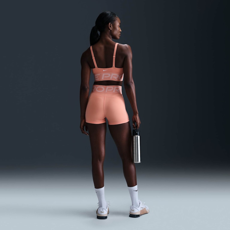 Top Nike Pro Indy Plunge Feminino - Foto 5