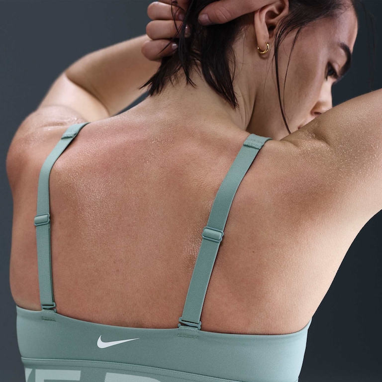 Top Nike Pro Indy Plunge Feminino - Foto 2