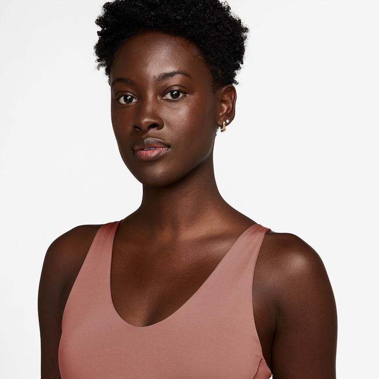 Top Nike Pro Indy Plunge Feminino - Foto 2