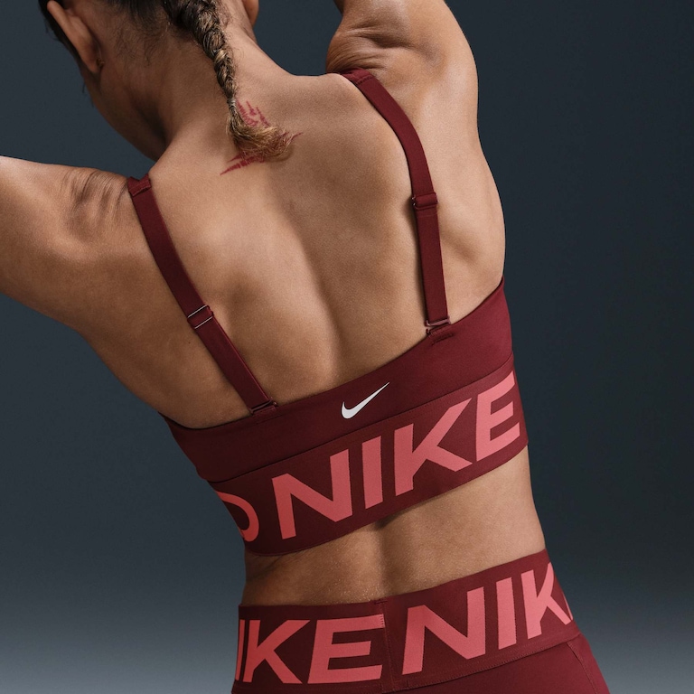 Top Nike Pro Indy Plunge Feminino - Foto 2