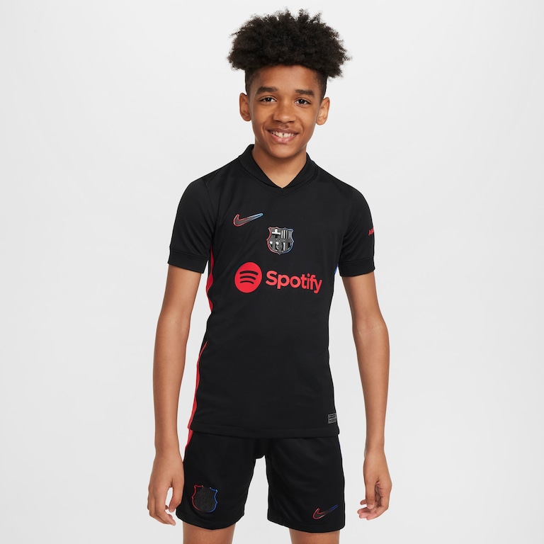 Camisa Nike Barcelona II 2024/25 Torcedor Pro Infantil - Foto 1