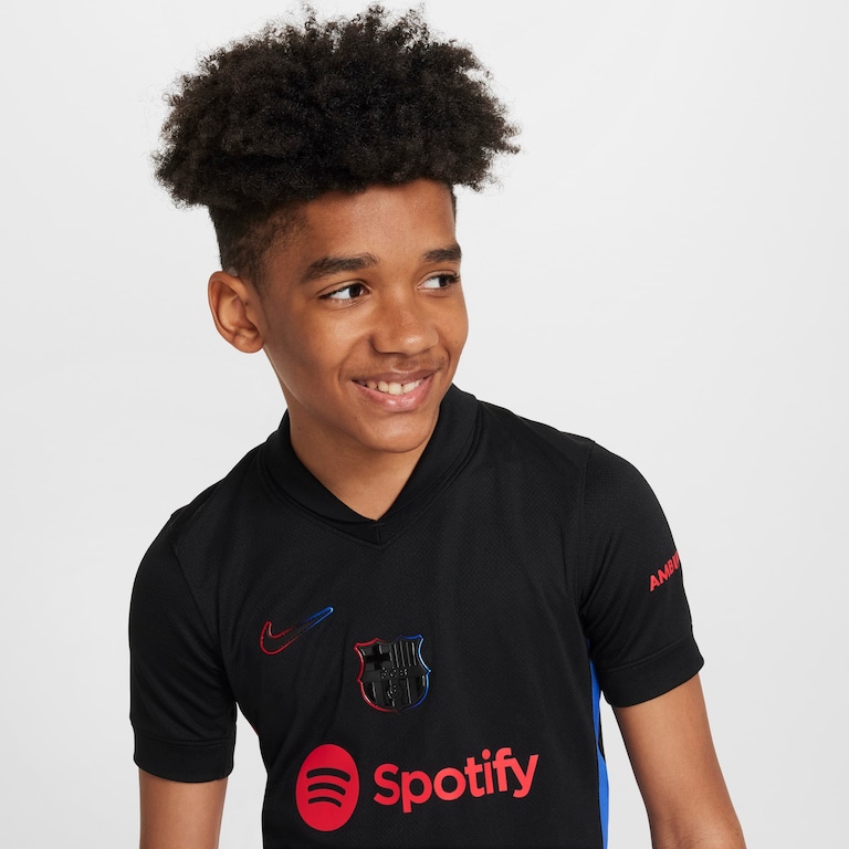 Camisa Nike Barcelona II 2024/25 Torcedor Pro Infantil - Foto 3