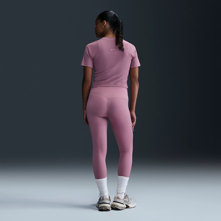 Camiseta Nike Dri-FIT One Cropped Feminina - Foto 5