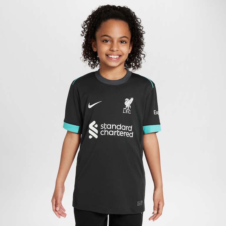 Camisa Nike Liverpool II 2024/25 Torcedor Pro Infantil - Foto 1