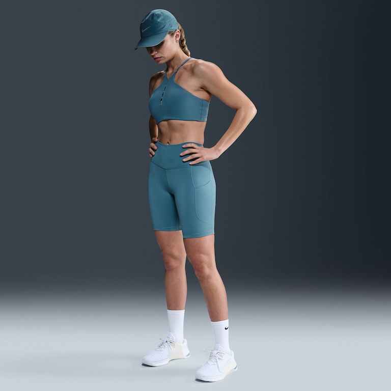 Shorts Nike Dri-FIT One HR 8IN Feminino - Foto 1