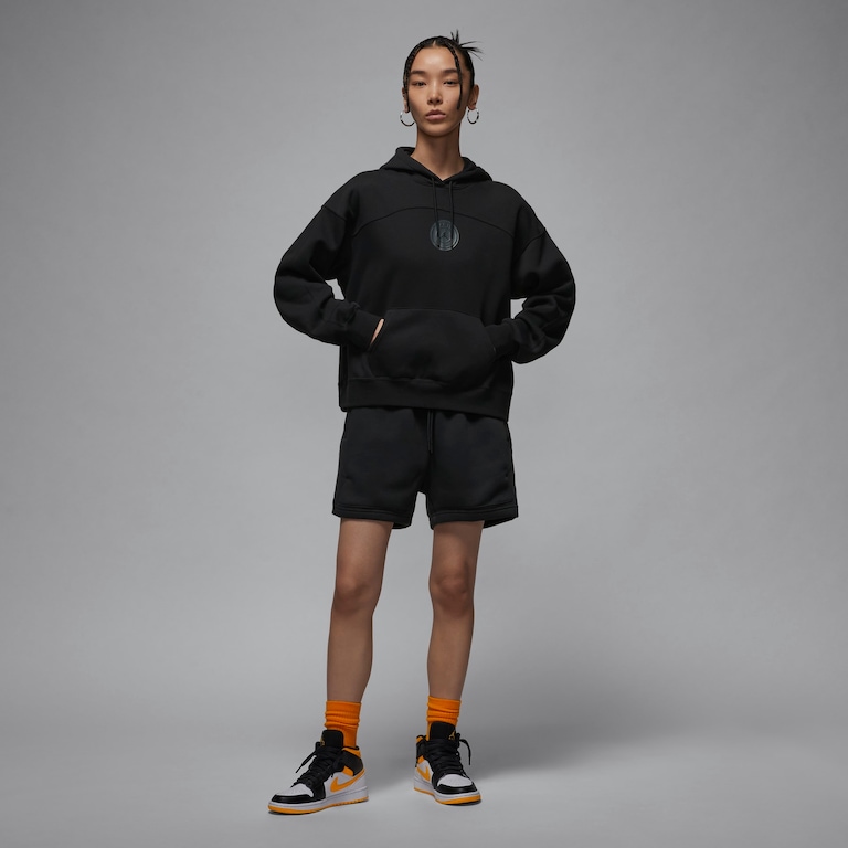 Shorts Jordan Paris Saint-Germain Fleece Feminino - Foto 9