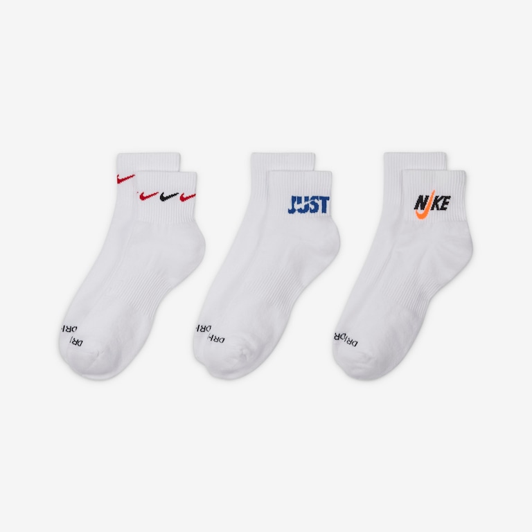 Meias Nike Everyday Cushion (3 pares) Unissex - Foto 3