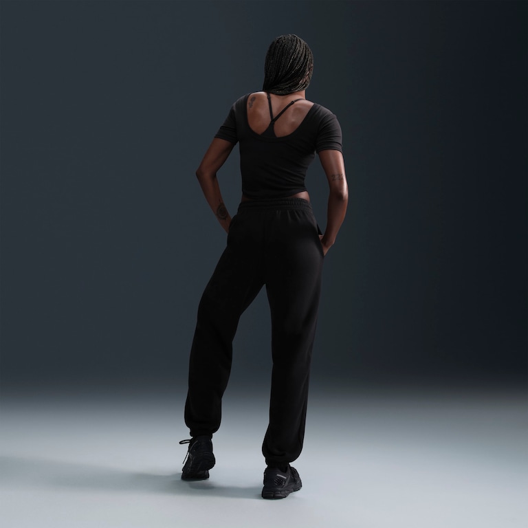 Calça Nike Sportswear Phoenix Fleece Feminina - Foto 5