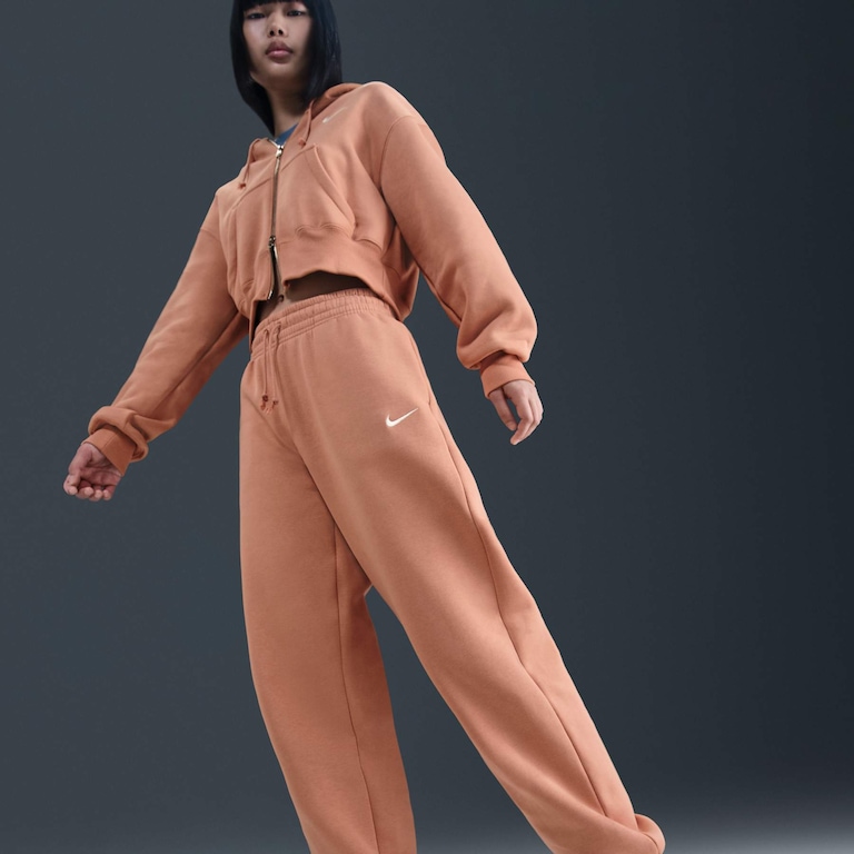 Calça Nike Sportswear Phoenix Fleece Feminina - Foto 5