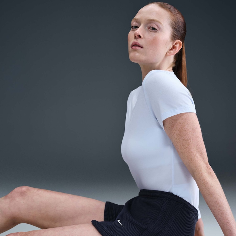 Shorts Nike Sportswear Chill Waffle Feminino - Foto 5