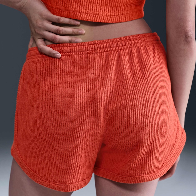 Shorts Nike Sportswear Chill Waffle Feminino - Foto 3
