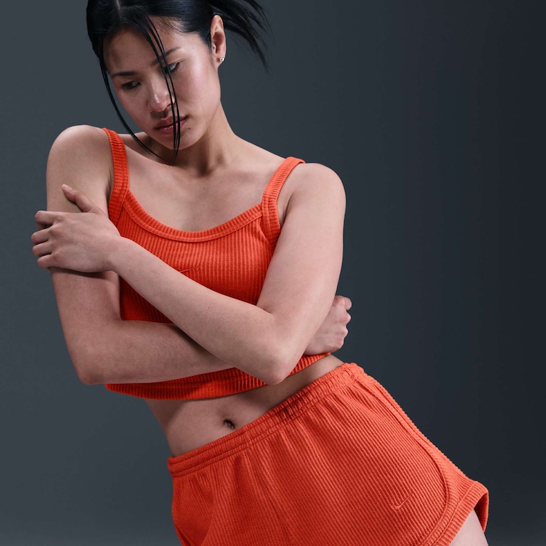 Shorts Nike Sportswear Chill Waffle Feminino - Foto 5