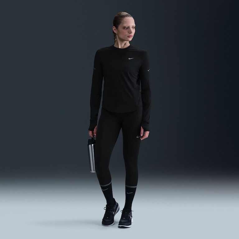 Camiseta Nike Dri-FIT Swift Crew Feminina - Foto 1