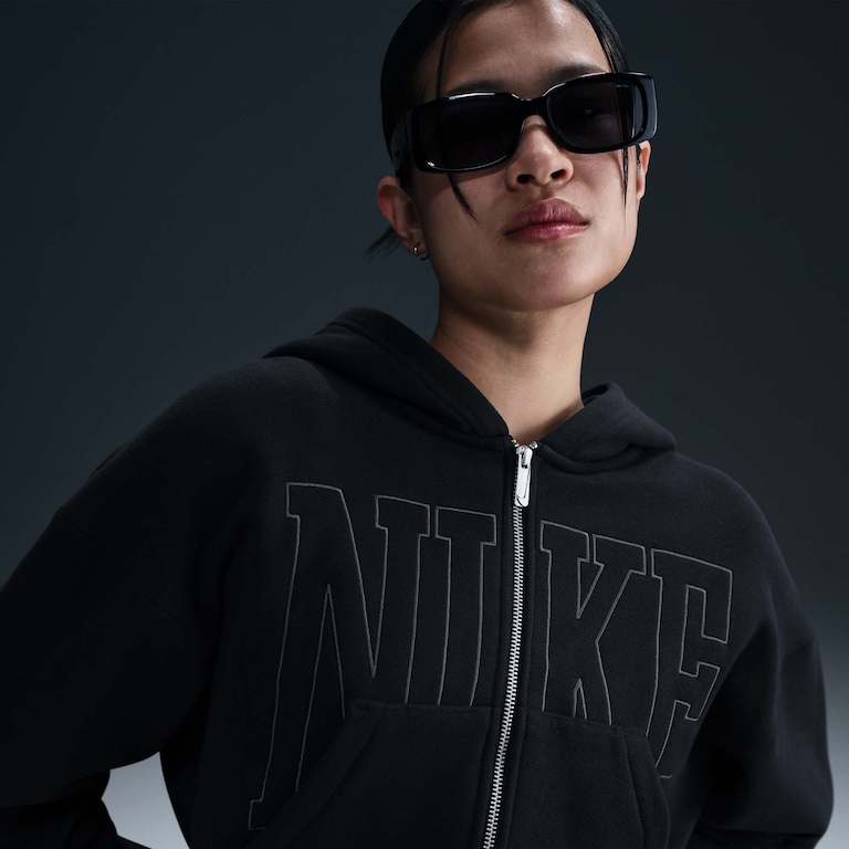 Jaqueta Nike Sportswear Street Cropped Feminina - Foto 1